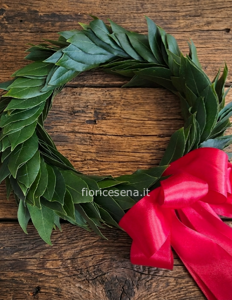 Coroncina di alloro semplice