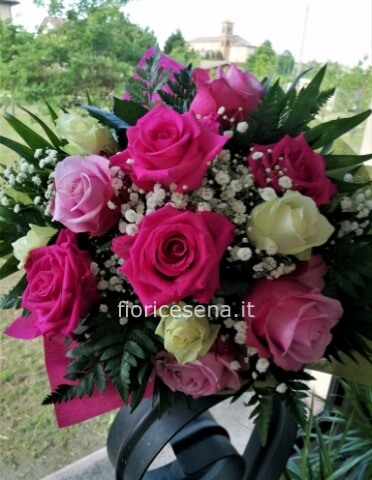 Bouquet di rose colori misti