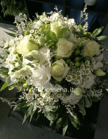 Bouquet colore bianco
