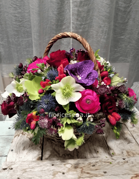 Cesto fiorito